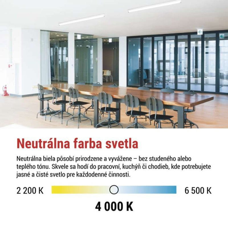 LED liniové svietidlo MANO 60W, neutrálna biela 3
