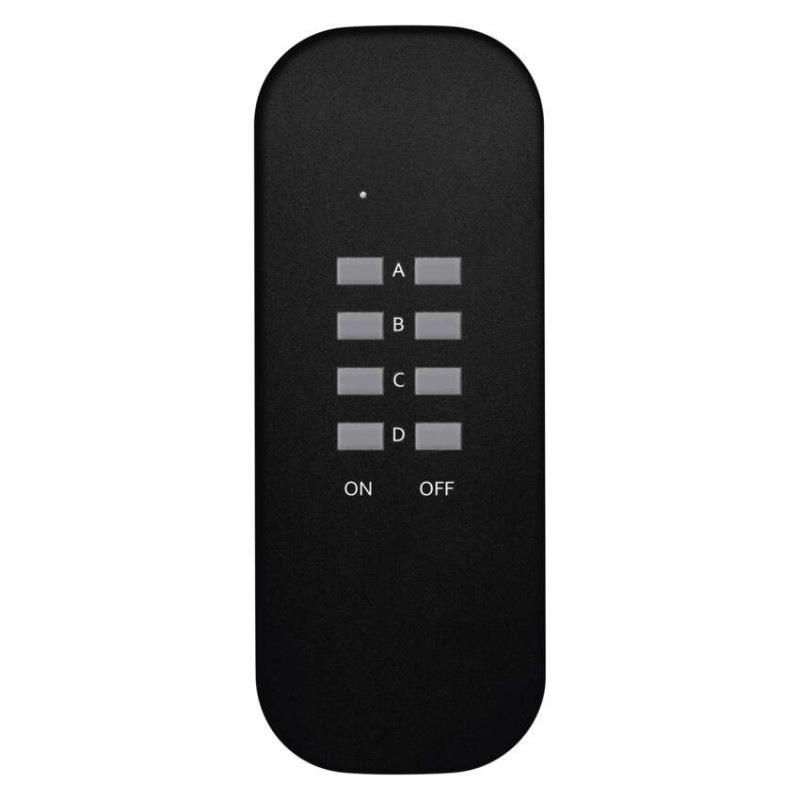 Diaľkovo ovládané zásuvky IP44, čierne 10