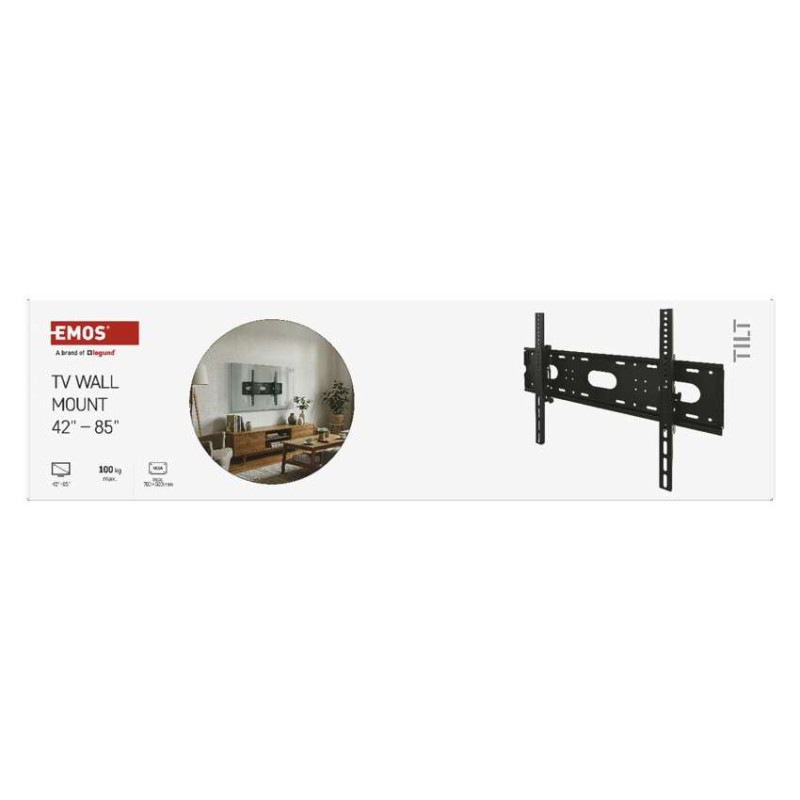 Naklápací nástenný TV držiak 42-85" (107–216 cm) 3