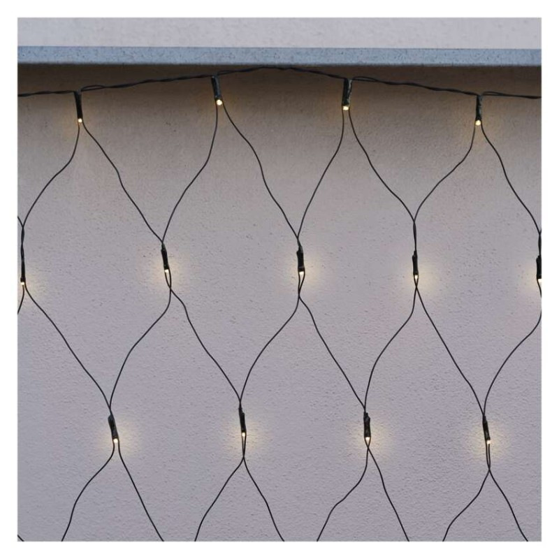 Standard LED spojovacia vianočná reťaz – sieť, 1,5x2 m, vonkajšia, teplá biela 5