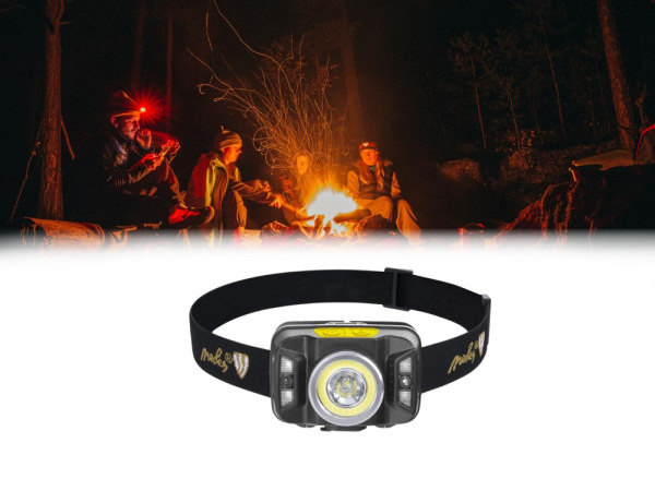 LED nabíjacia čelovka so senzorom - LH05R