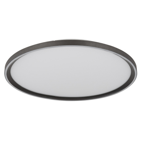 Stropné svietidlo, brúsený hliník sivý, akryl biely, silikón biely, stmievateľné, niekoľko úrovní po 2