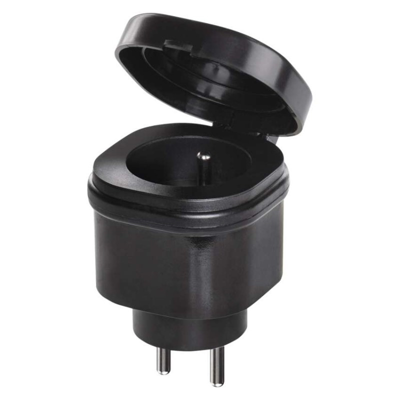 Diaľkovo ovládané zásuvky IP44, čierne 8