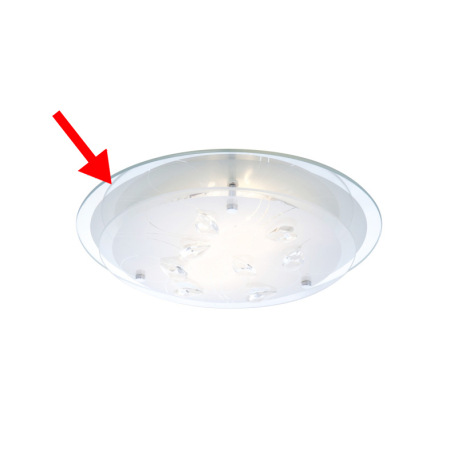 Náhradné sklo pre 40409-2, ø33,5cm