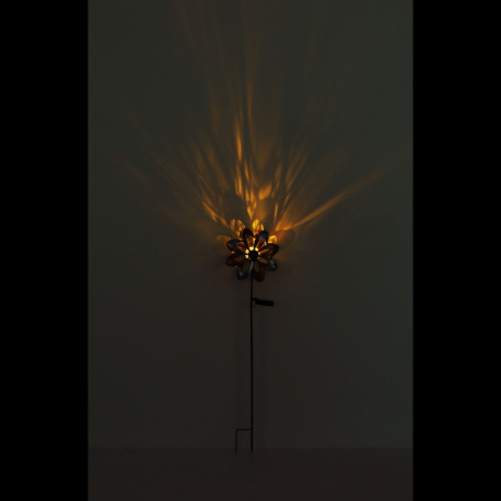 Solárne sv., kov zlatej starožitnej farby, kov striebornej starožitnej farby, sklenená guľa číra s e 15