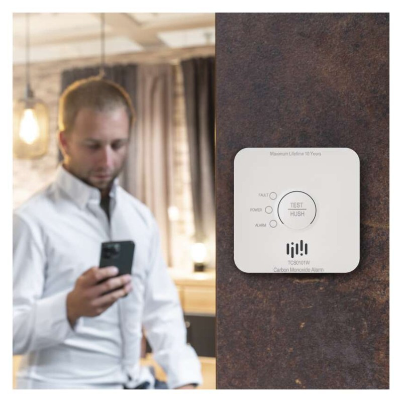 GoSmart detektor oxidu uhoľnatého v miestnosti TCS0101W s WiFi 9