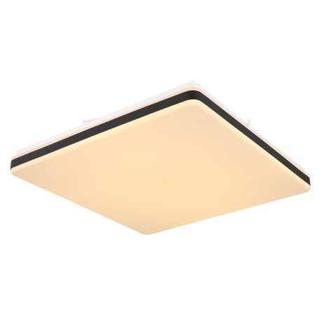 Stropné svietidlo, kov biely, plast čierny, akryl biely, stmievateľné, SmartLight, aplikácia, pamäť, 7