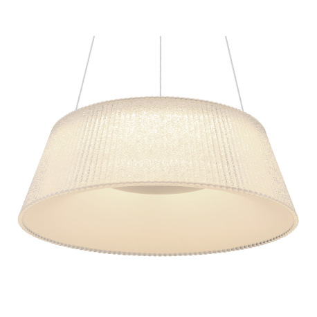 Závesné svietidlo, kov biely, transparentný akryl, plastové krištále priehľadné, nočné svetlo, funkc 2