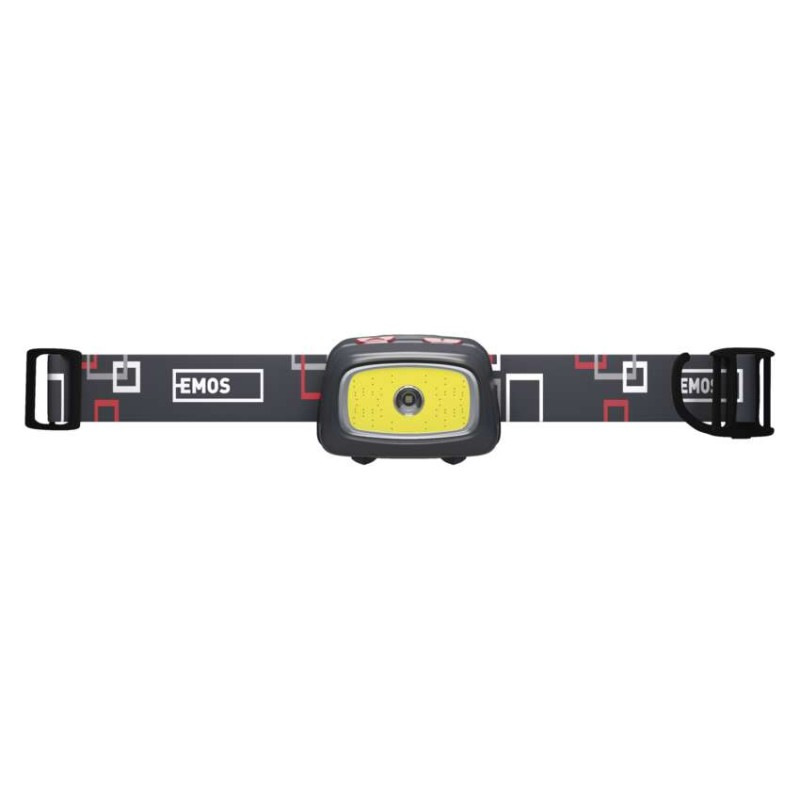 CREE LED + COB LED čelovka P3531, 330 lm, 65 m, 3× AAA 5