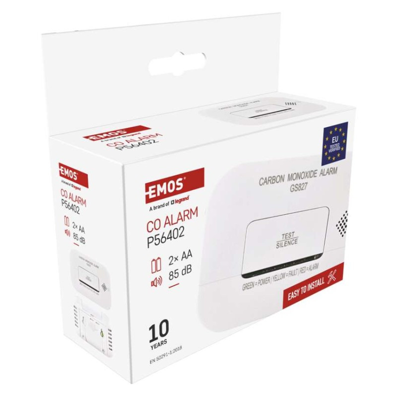 Detektor oxidu uhoľnatého v miestnosti GS827 11