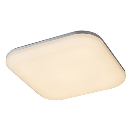 Vonkajšie svietidlo, plast strieborný, plast biely, IP54, DxŠxV:330x330x68, vrátane 1xLED 24W 230V,