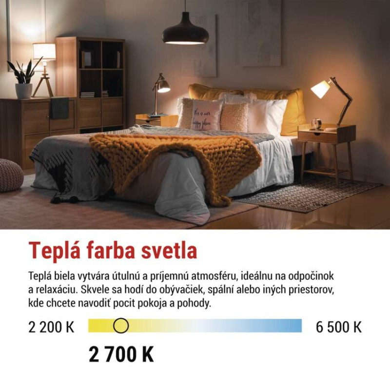 LED žiarovka Filament A60 / E27 / 5,9 W (60 W) / 806 lm / Teplá biela 2