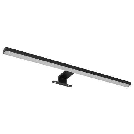 Nástenné svietidlo kov čierny matný, hliník čierny matný, plast biely, IP44, ŠxV: 600x40mm, H: 120mm 8