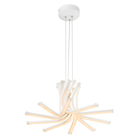 Závesné svietidlo, kov biely, akryl opál, Ø490, V: 1230, vrátane 1xLED 40W 230V, 1430lm, 3000K