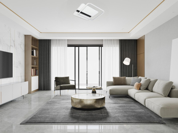 LED stropné svietidlo s diaľkovým ovládačom 95W - TA1318/WB 13