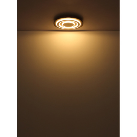 Stropné svietidlo, plast antracit, brúsený sivý kov, akryl biely, DxŠxV: 630x350x70mm, vrátane LED 4 5