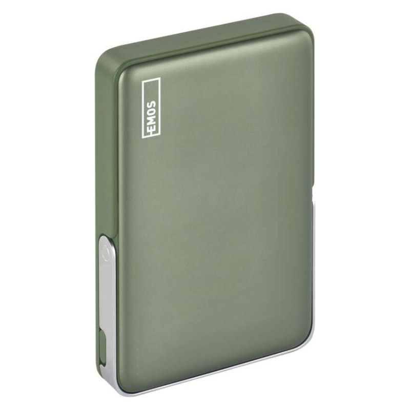 Power bank EMOS WI 1031, 10 000 mAh, 20 W+Wireless, army-green 11
