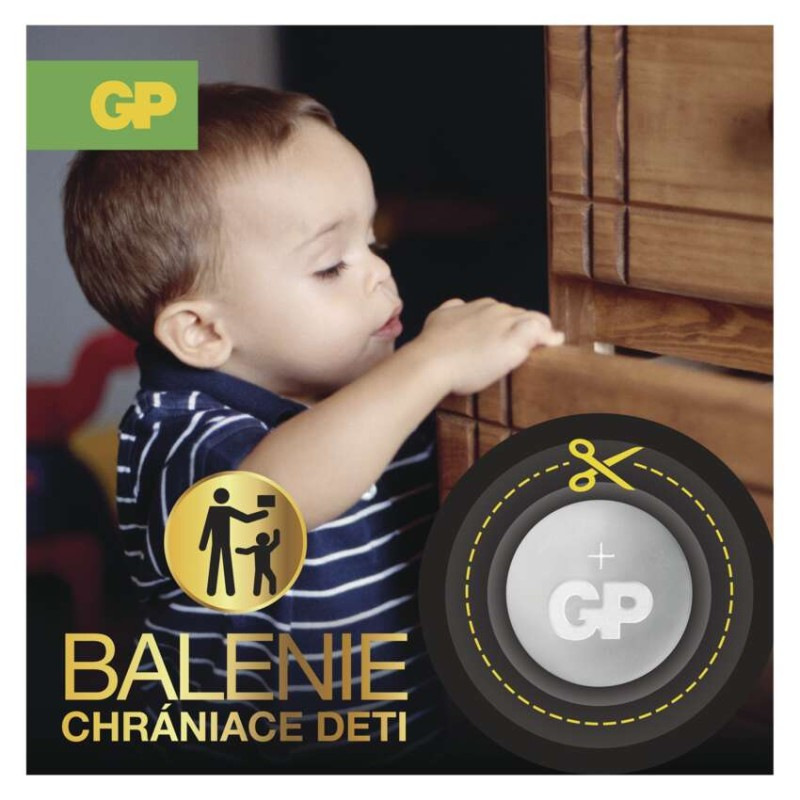 Lítiová gombíková batéria GP CR1616, 5 ks 5