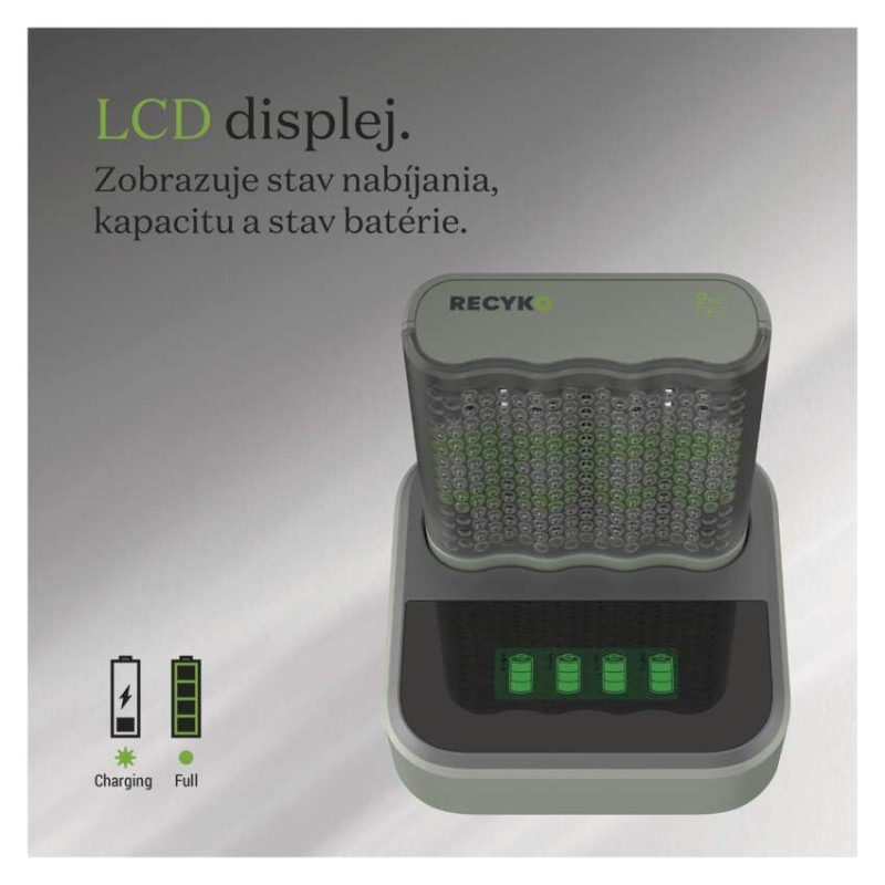 GP nabíjačka batérií Pro P461 + 4AA ReCyko Pro + DOCK 7