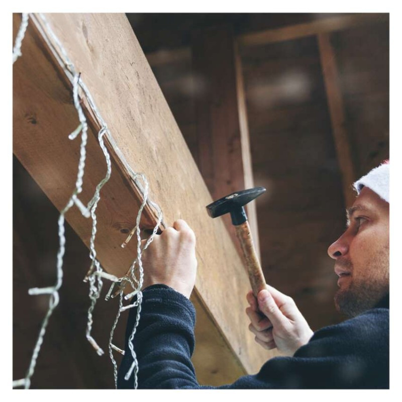 Predlžovací kábel pre spojovacie reťaze Standard čierny, 10 m, vonkajší aj vnútorný 10