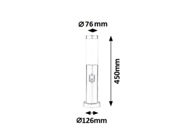 SVIETIDLO 008267 INOX 12
