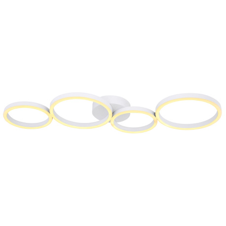 Stropné svietidlo, kov biely matný, plast opál biely, DxŠxV:885x330x65, vrátane 1xLED 35W 230V, 3000 3