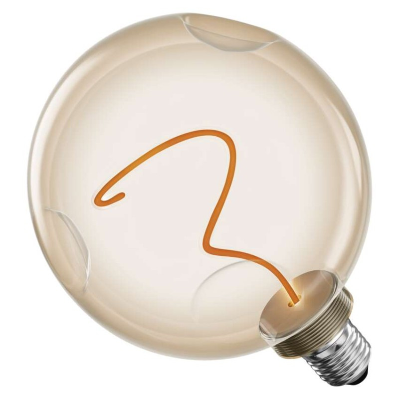 LED žiarovka DECO CG125A / E27 / 4,5 W (24 W) / 240 lm / flame 5