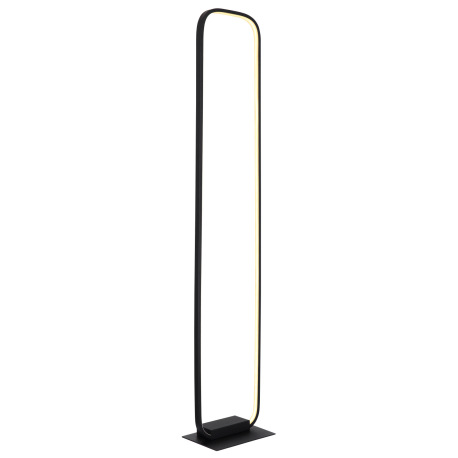 Stojanové svietidlo, kov čierny, plast opál, kábel 1,8m, vypínač, DxŠxV:230x180x1300, vrátane 1xLED