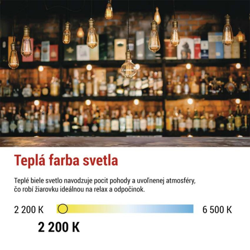 LED žiarovka Vintage ST64 / E27 / 4,5 W (40 W) / 420 lm / Teplá biela 3