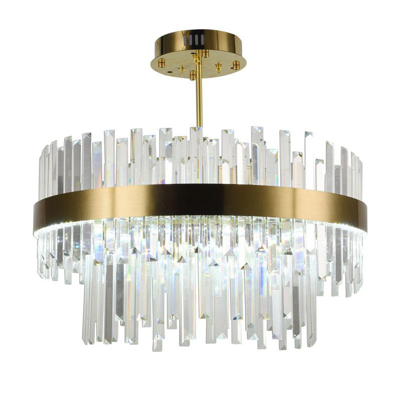 LED krištáľový luster + diaľkový ovládač 80W - J6321/C 10