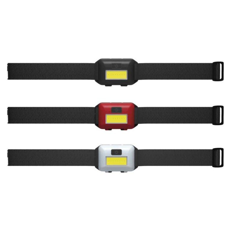 COB LED čelovka P3538, 110 lm, 3× AAA, 12 ks, display box 3