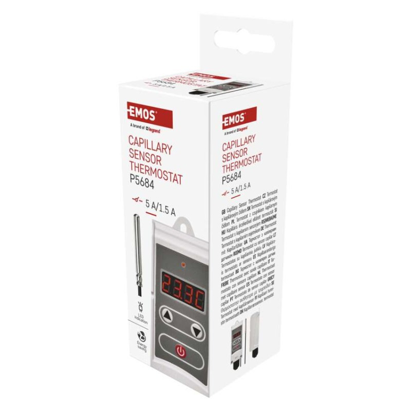 Príložný manuálny kapilárový termostat P5684 4