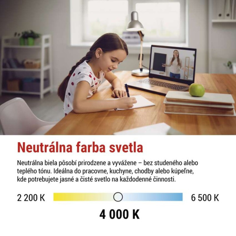 LED žiarovka Classic sviečka / E14 / 2,2 W (25 W) / 250 lm / Neutrálna biela 2