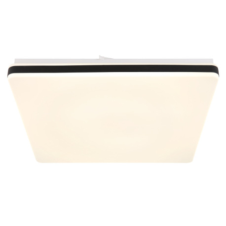 Stropné svietidlo, kov biely, plast čierny, akryl biely, stmievateľné, SmartLight, aplikácia, pamäť, 3