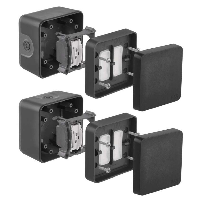 EMOS Cyklone ovládač tlačítkový 1/0 IP55 9