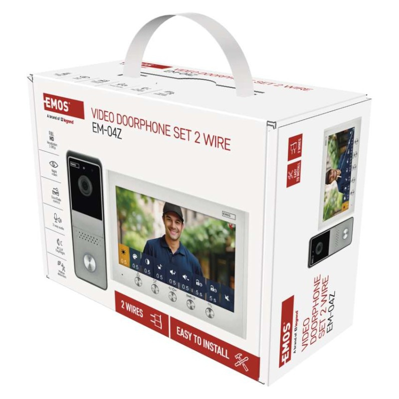 Sada domáceho video vrátnika EM-04Z 2WIRE 11