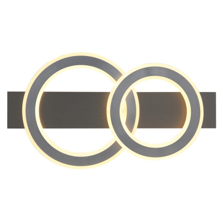 Stropné svietidlo, plast antracit, brúsený sivý kov, akryl biely, DxŠxV: 630x350x70mm, vrátane LED 4 12