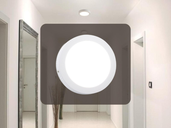 LED prisadený panel 12W / PRSF / SMD / 4000K / WH - LPL323 5