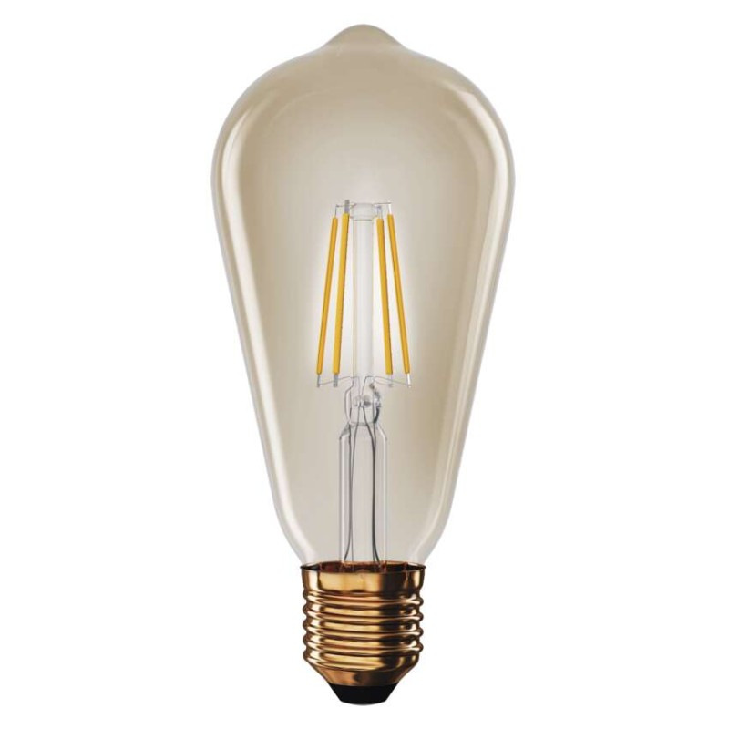 LED žiarovka Vintage ST64 / E27 / 4,5 W (40 W) / 420 lm / Teplá biela 5