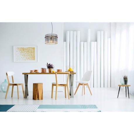 Závesné svietidlo, kov čierny matný, sklenené tyčinky dymovej farby, kábel PVC čierny, možnosť nasta 9