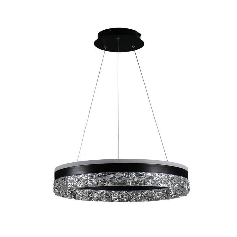 LED luxusné závesné krištáľové svietidlo s diaľkovým ovládačom 80W - TA2301/B 12