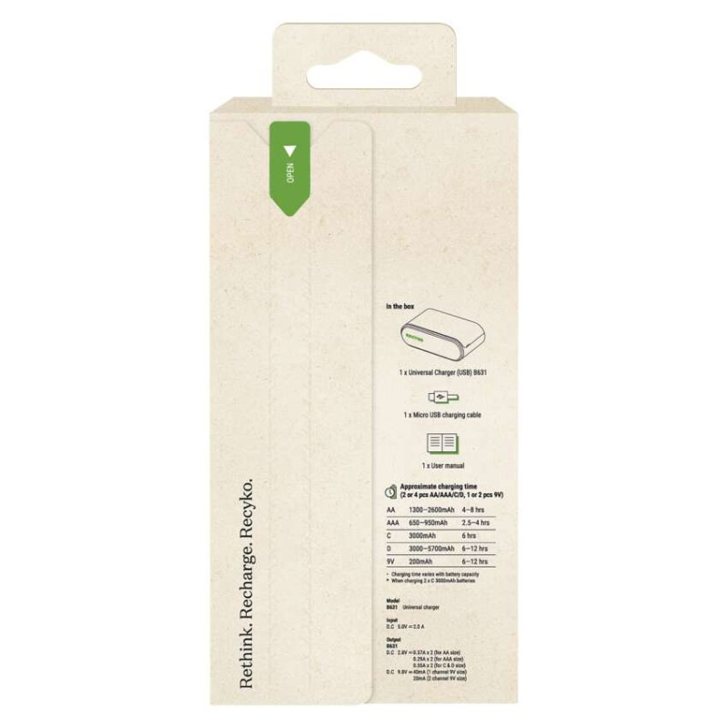 GP nabíjačka batérií B631 univerzálna 2