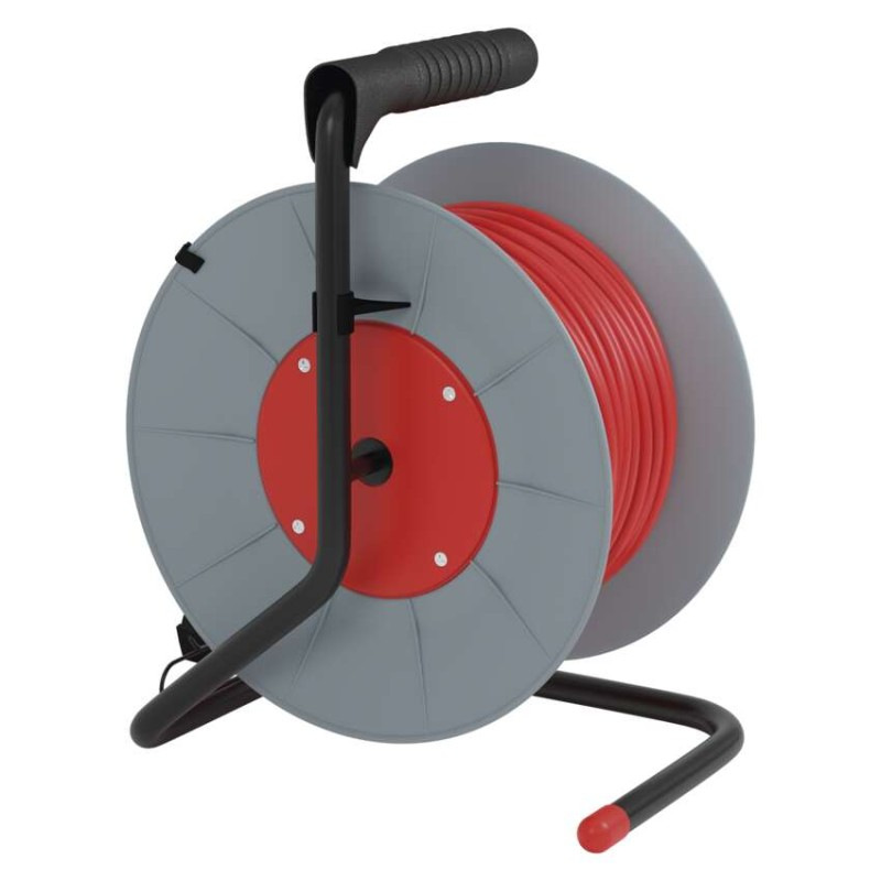 Predlžovací kábel na bubne 25 m / 4 zásuvky / červený / PVC / 230 V / 1 mm2 11