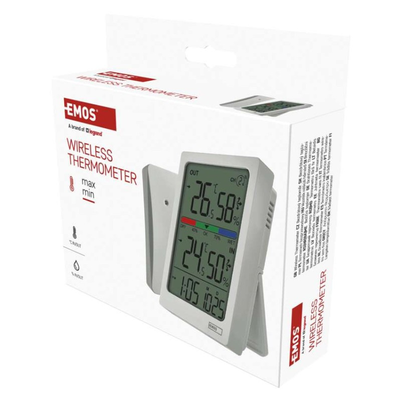 Digitálny bezdrôtový teplomer E0558W 6