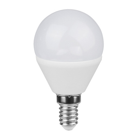 LED žiarovka, hliník, plast biely, ILLU, stmievateľná, Ø47, V:90, 1xE14 ILLU 5W 230V, 470lm, 4000K