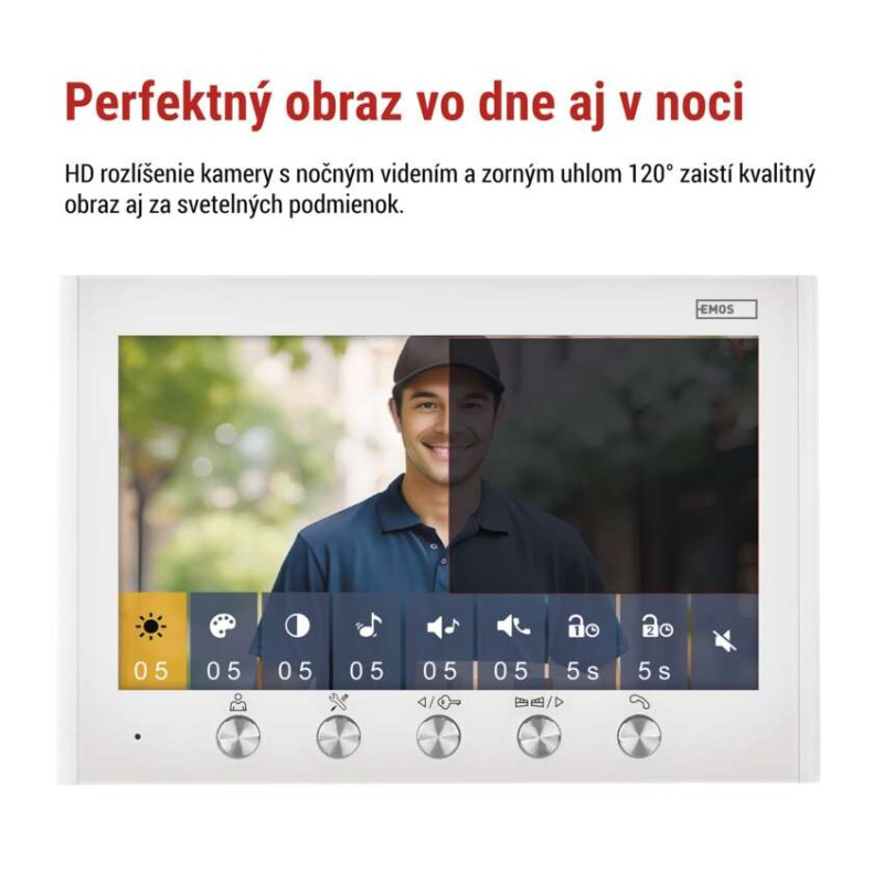 Sada domáceho video vrátnika EM-04Z 2WIRE 2