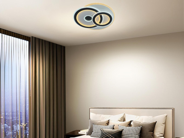 LED stropná lampa + diaľkový ovládač 105W - J1311/WB 6