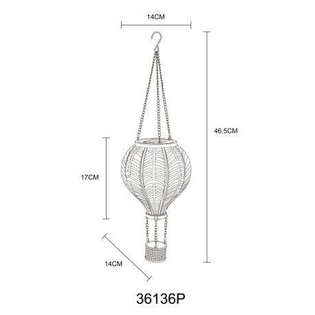 Solárne svietidlo, kov čierny, zlatá patina, plast ružový, satinovaný, vypínač, efekt ohňa, batéria 10