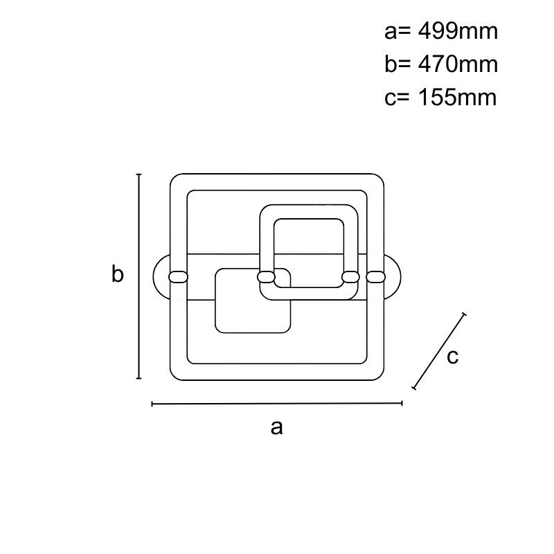 LED stropné svietidlo s diaľkovým ovládačom 140W - J3342/B 9