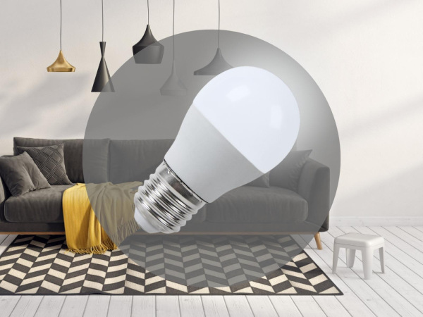 LED žiarovka 8W - G45 / E27 / SMD / 6500K - ZLS809 6